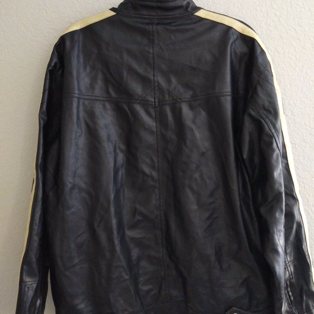 PX Men's Leather Jacket - Picture 2 of 8